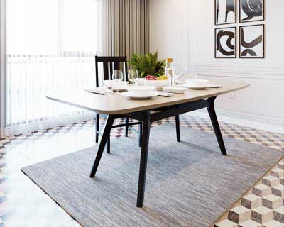 Insteed Stick 6 Seater Dining Table